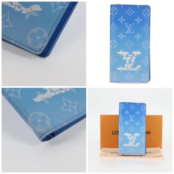 LOUIS VUITTON Monogram Clouds Portefeuille Braza Long Wallet - Picture 7 of 14